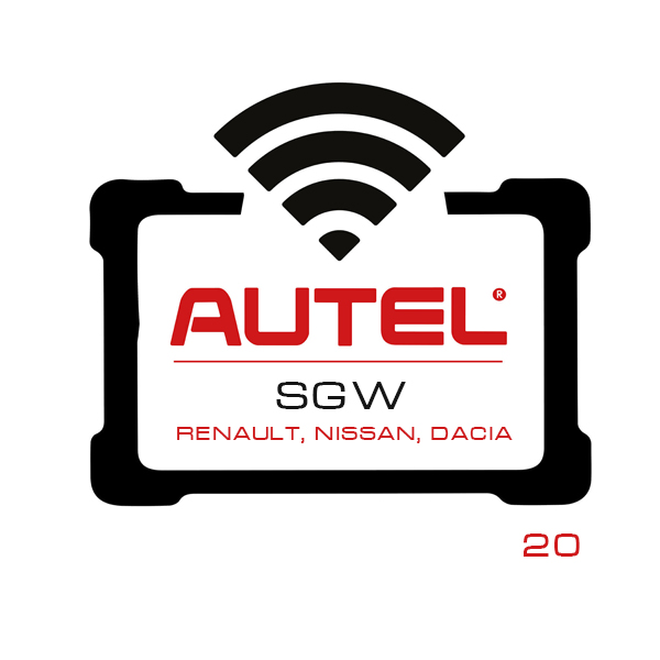 Токены доступа AUTEL SGW Renault Group, Renault, Nissan, Dacia, 20 шт.